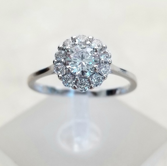 0.8ct TW Sterling Ring